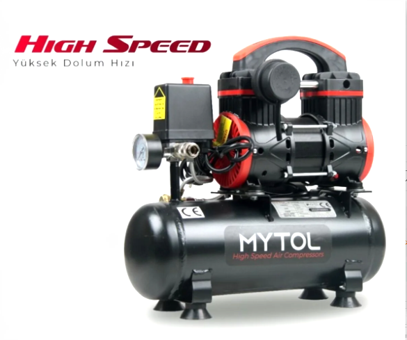 MYTOL 8LT. HAVA KOMPRESÖR YAĞSIZ HIZLI 1 HP